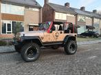 Jeep Wrangler tj 4.0 automaat 2000 offroad 35s, Auto's, Jeep, Automaat, 4 zetels, Stof, Beige