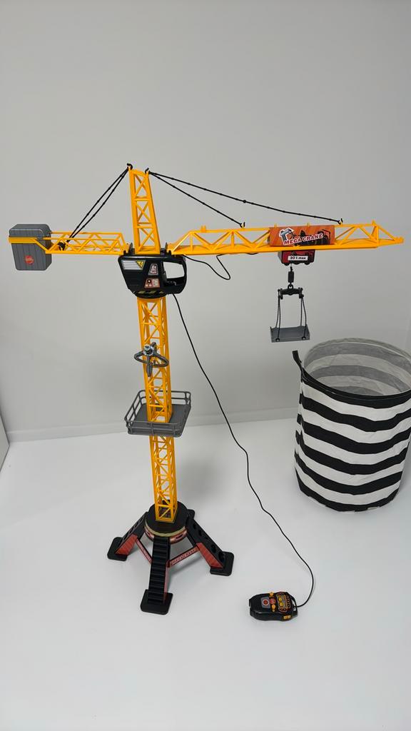 Mega kraan, Kinderen en Baby's, Speelgoed |Speelgoedvoertuigen, Zo goed als nieuw, Afstandsbediening, Ophalen