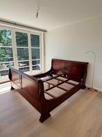 Bed, Huis en Inrichting, Slaapkamer | Bedden, Ophalen, Gebruikt, Bruin, Tweepersoons