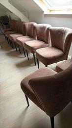 Mooie stoffen stoelen maatwerk, Huis en Inrichting, Ophalen, Gebruikt, Bruin, Stof