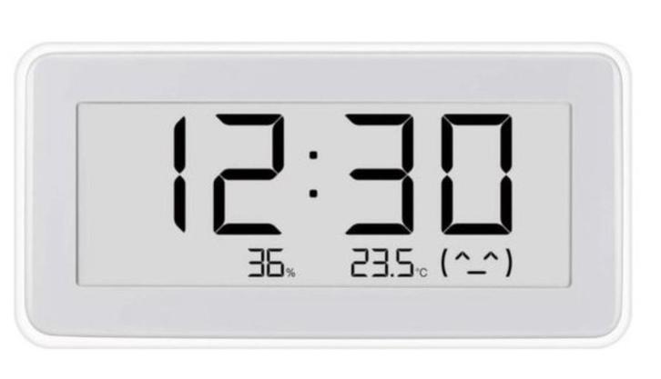 Xiaomi E-ink bluetooth smart clock/thermometer/hygrometerBLE, Elektronische apparatuur, Wekkers, Zo goed als nieuw, Digitaal, Verzenden