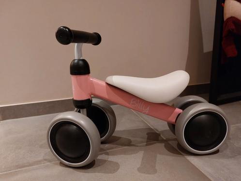 Loopfiets Billy roze, Kinderen en Baby's, Speelgoed | Buiten | Voertuigen en Loopfietsen, Zo goed als nieuw, Loopfiets, Ophalen of Verzenden
