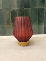 Bordeaux sfeerlampje, Ophalen, Gebruikt, Glas, Minder dan 50 cm