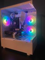 Witte Game PC | RTX 3060Ti (betere 4060), Nvidia, Zo goed als nieuw, Gaming, HDD