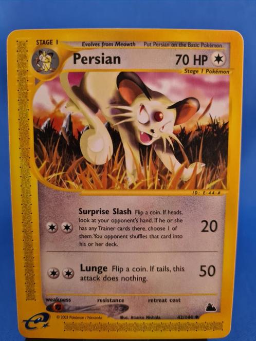 Persian 42/144 - Skyridge, Hobby en Vrije tijd, Verzamelkaartspellen | Pokémon, Zo goed als nieuw, Verzenden