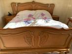 Retro vintage volledige slaapkamer bed kast commode met spi, Huis en Inrichting, Slaapkamer | Bedden, Ophalen of Verzenden