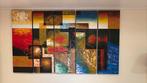 5 luik schilderij op canvas, Ophalen