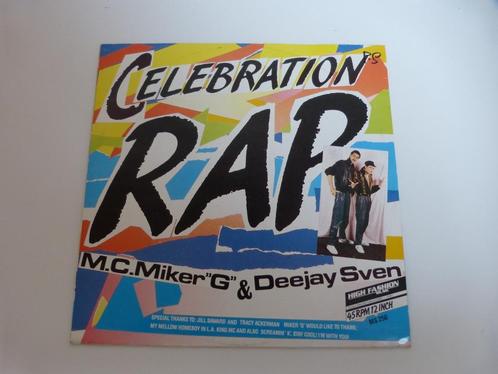 MC Miker G. & DJ Sven ‎– Celebration Rap vinyl 12 inch, CD & DVD, Vinyles Singles, Utilisé, Maxi single, Hip-hop et Rap, 12 pouces