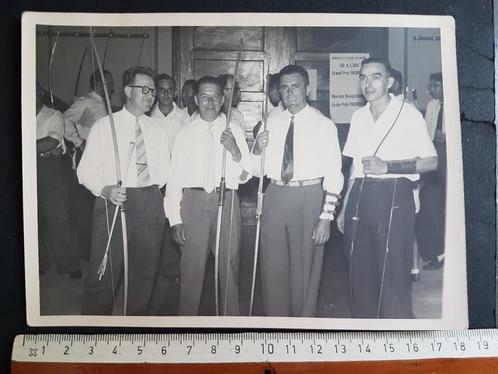Grote foto Tornooi ? Pijl en boog Tir à l'arc Boogschieten, Verzamelen, Foto's en Prenten, Gebruikt, Foto, Overige onderwerpen