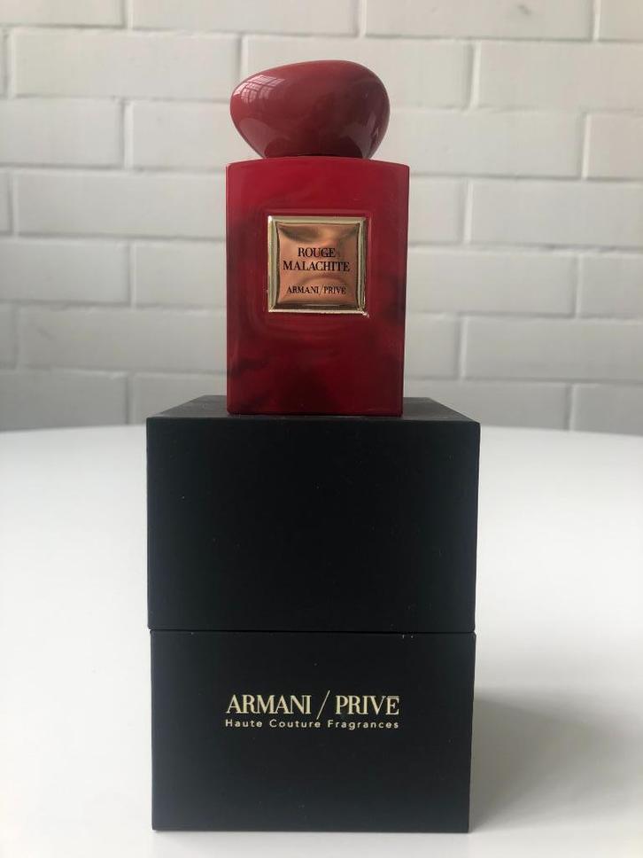 Armani privé- Rouge Malachite-decants-stalen, Bijoux, Sacs & Beauté, Beauté | Parfums, Comme neuf, Enlèvement ou Envoi