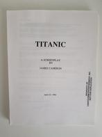 Origineel script “Titanic” 23 april 1996, Verzamelen, Ophalen of Verzenden, Zo goed als nieuw, Film
