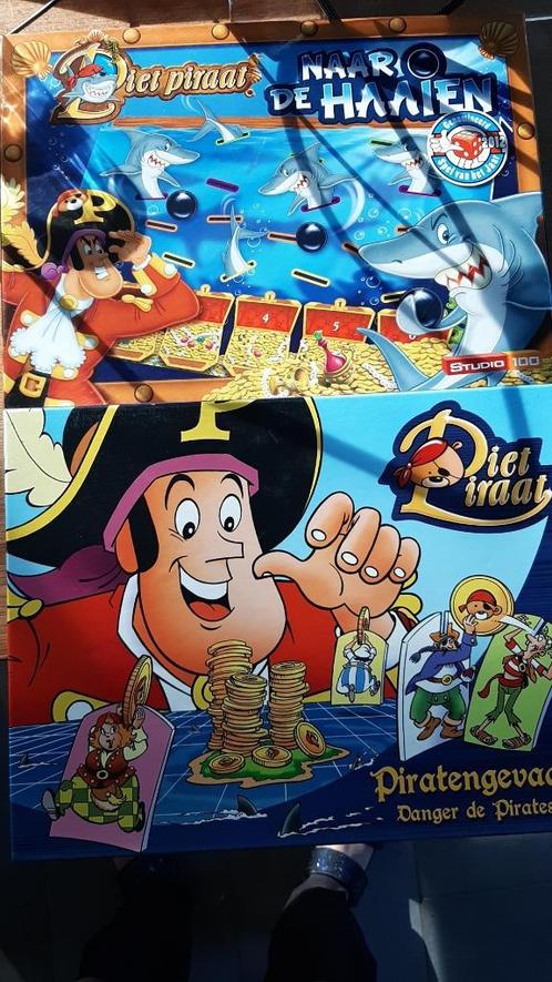 2 gezelschapsspelletjes Piet Piraat, Hobby & Loisirs créatifs, Jeux de société | Jeux de plateau, Comme neuf, Trois ou quatre joueurs