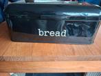 Prachtige zwarte emaille brooddoos, Enlèvement ou Envoi, Comme neuf