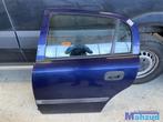 OPEL ASTRA G blauw Z282 links achter deur portier 5 deurs, Deur, Opel, Gebruikt, Ophalen of Verzenden