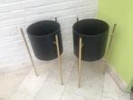 Nieuwe set bloempotten, Rond, Nieuw, Ophalen of Verzenden, Metaal