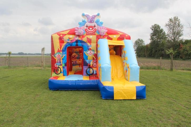 Springkasteel Combo Circus, Hobby & Loisirs créatifs, Articles de fête | Location, Utilisé, Enlèvement