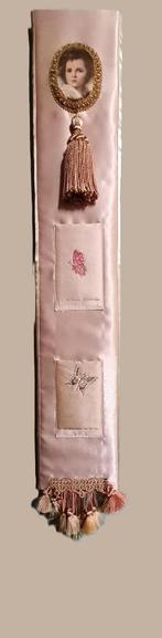 Romantische vide-poche paneel in satijn en zijde, Ophalen of Verzenden, Nieuw