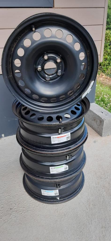 Jantes tôle 16" – entraxe 5x105  – ET39 – TPMS, Auto-onderdelen, Banden en Velgen, Velg(en), 16 inch, Overige, Personenwagen, Gebruikt