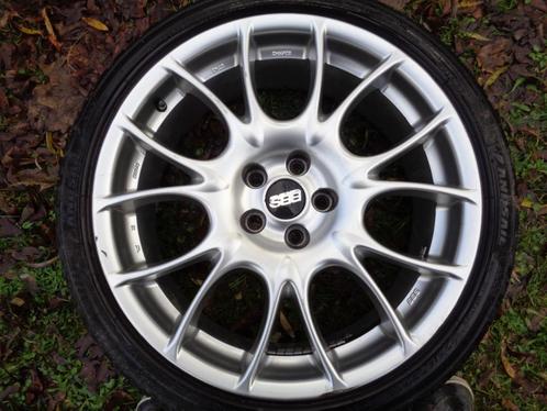 4 x BBS ck007 19 inch 5x108 8j naafgat 63,4 banden als nieuw, Auto-onderdelen, Banden en Velgen, Banden en Velgen, Zomerbanden