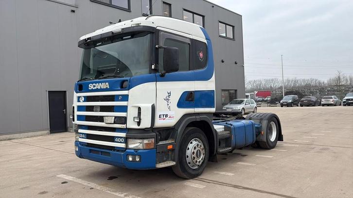 Scania 124 - 400 (BOITE MANUELLE / MANUAL GEARBOX) EL23441, Auto's, Vrachtwagens, Bedrijf, Te koop, ABS, Airconditioning, Elektrische ramen