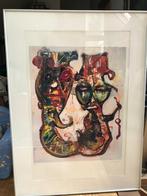 Jan te Wierik Duo - litho, Antiek en Kunst, Kunst | Litho's en Zeefdrukken, Ophalen