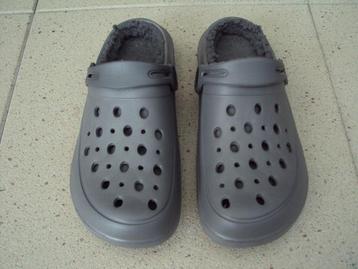 Grijze winterklompen /  Clogs dames. Maat 37 / 38. Nieuw ! beschikbaar voor biedingen
