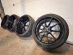 5x112 19 inch Motec mcr2 ultralight + banden gti r s3 golf, Auto-onderdelen, Banden en Velgen, Ophalen, 19 inch, Banden en Velgen