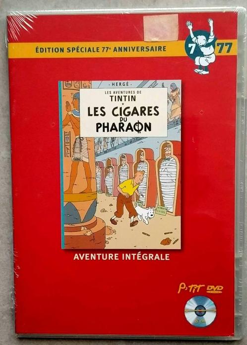 Tintin/Kuifje Petit DVD Les Cigares du Pharao Uitgave Figaro, Cd's en Dvd's, Dvd's | Tv en Series, Nieuw in verpakking, Actie en Avontuur
