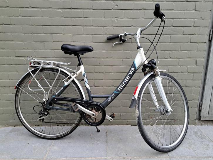 damesfiets Minerva, rijklaar, Fietsen en Brommers, Fietsen | Dames | Damesfietsen, Gebruikt, Versnellingen, Ophalen