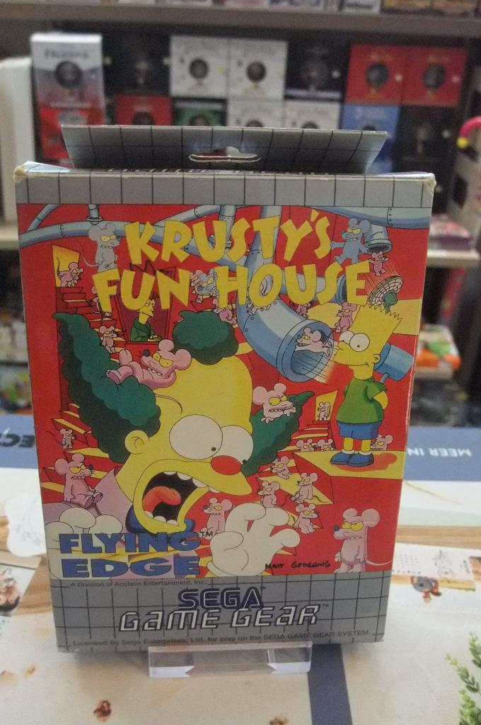krusty's fun house game gear, Games en Spelcomputers, Games | Sega, Gebruikt, Game Gear, Puzzel en Educatief, 1 speler, Vanaf 12 jaar
