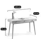 Bureau met 3 laden, JIMI, Huis en Inrichting, Ophalen, Nieuw, Bureau