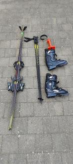 salomon skilatten 188, skistokken 125, skischoenen 42/43, Sport en Fitness, Skiën en Langlaufen, Ophalen, Salomon, 180 cm of meer