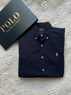 Polo Ralph Lauren hemd Navy XS, Ophalen of Verzenden, Zo goed als nieuw, Geel