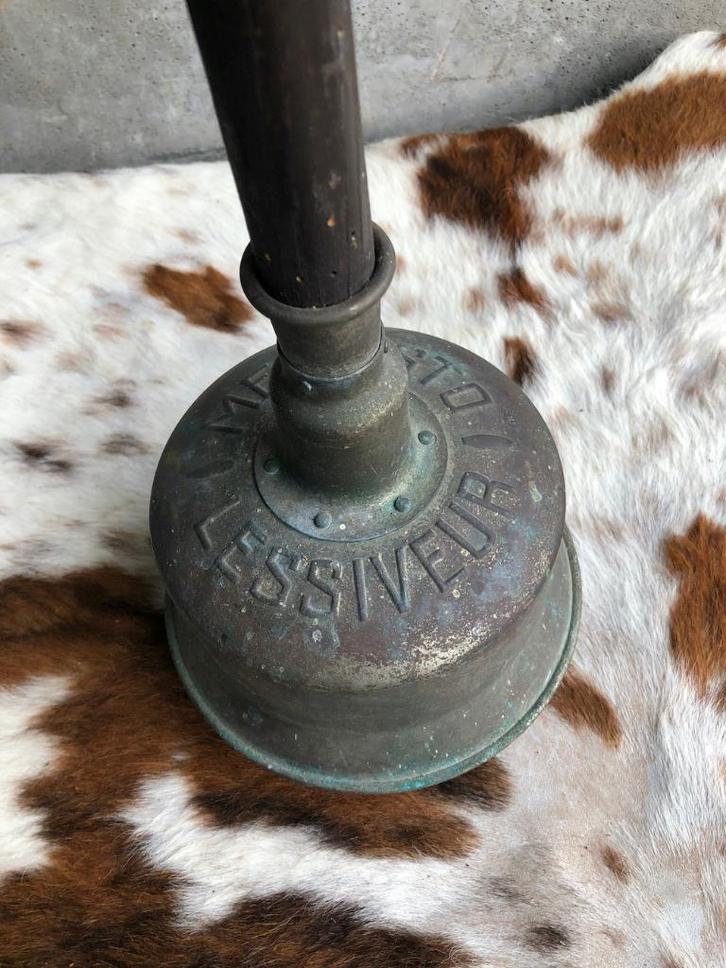 Antieken wasstamper - Lessiveur Méphisto 75 à 100 jaar oud, Antiek en Kunst, Curiosa en Brocante, Ophalen