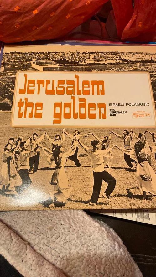 LP JÉRUSALEM THE GOLDEN ! VOLKSMUZIEK! 4 + 2 GRATIS ❤️, Cd's en Dvd's, Vinyl | Wereldmuziek, Zo goed als nieuw, Ophalen of Verzenden