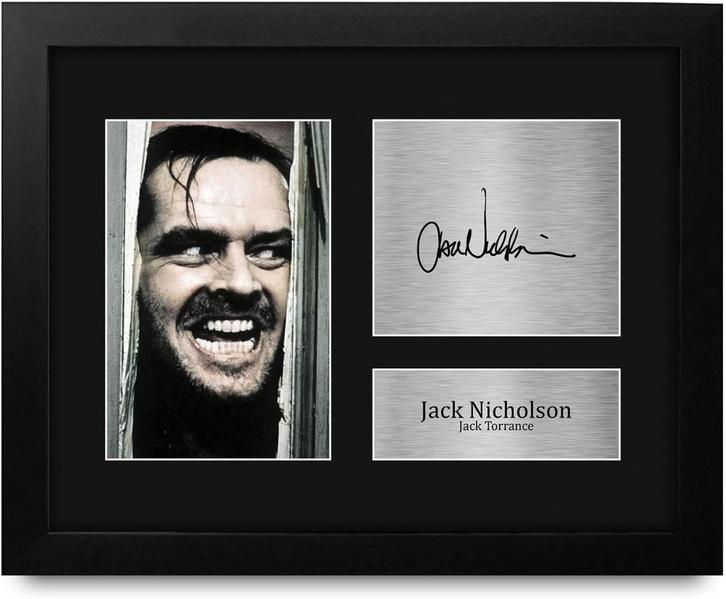 Jack Nicholson Shining Cadre signé / Signed frame, Antiek en Kunst, Kunst | Tekeningen en Fotografie, Ophalen of Verzenden