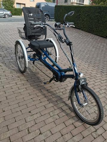 Elektrische driewieler fiets tri-bike weinig gebruikt 300km beschikbaar voor biedingen