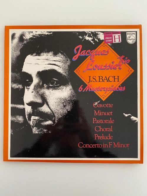 LP Bach Jacques Loussier Trio 6 Masterpieces 1973, CD & DVD, Vinyles | Classique, Utilisé, Baroque, Musique de chambre, 12 pouces