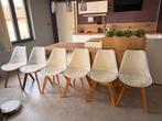 Chaise de cuisine, Huis en Inrichting, Stoelen, Gebruikt, Wit, Vijf, Zes of meer stoelen, Nordique