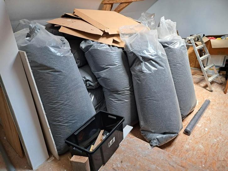 25 zakken HR++EPS Parels 333 liter, Doe-het-zelf en Bouw, Isolatie en Afdichting, Nieuw, Vloerisolatie, Muurisolatie, Dakisolatie