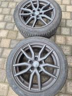 Jantes R17 + Pneus hiver R17/225/50, Autos : Pièces & Accessoires, Pneus & Jantes, Pneus hiver, Enlèvement, Pneu(s), 17 pouces