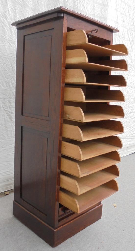 rolluikkast archiefkast muziekkast ladekast, Antiek en Kunst, Antiek | Meubels | Kasten, Ophalen of Verzenden