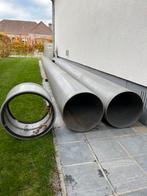 2x 5m Afvoerbuis PVC-U 315 mm x 6,2 mm+mof, Ophalen, Zo goed als nieuw, PVC, Afvoer