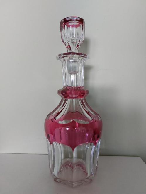 Val St. Lambert karaf (25cm) in zeer mooie staat model Gevae, Antiek en Kunst, Antiek | Glaswerk en Kristal, Ophalen of Verzenden