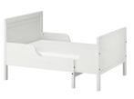 Lit Ikea enfant extensible, Matelas, 70 à 85 cm, Enlèvement, 180 cm ou plus