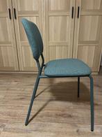 Eetkamerstoelen te koop, Maison & Meubles, Chaises, Enlèvement, Utilisé, Bleu, Quatre