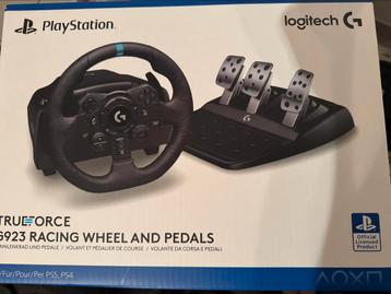 Logitech G923 TRUEFORCE - Racestuur PlayStation 5, PS4 & PC, Enlèvement, Comme neuf, PlayStation 5