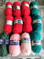 Pelote de laine (12 pelotes Phildard différentes couleurs )., Utilisé, Enlèvement ou Envoi