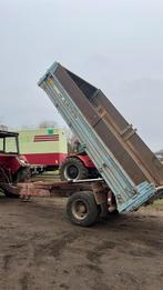 Enkelas kipwagen, Ophalen