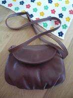 klein handtasje Genuine Leather Italy, Handtassen en Accessoires, Tassen | Damestassen, Ophalen of Verzenden, Bruin, Zo goed als nieuw